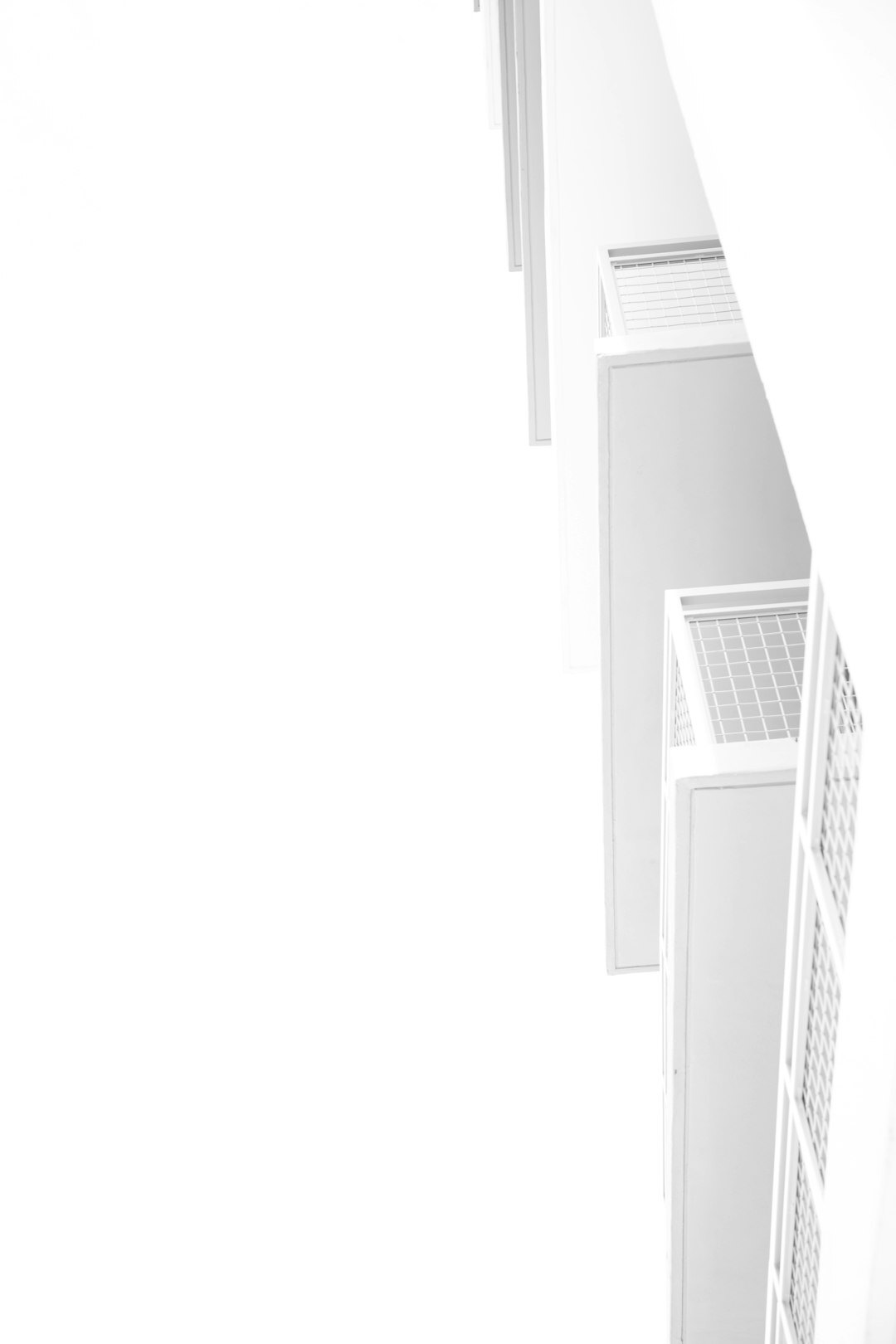 Server racks in a modern data center with blue lighting